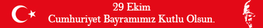 29 Ekim Cumhuriyet Bayramı Kutlu Olsun!