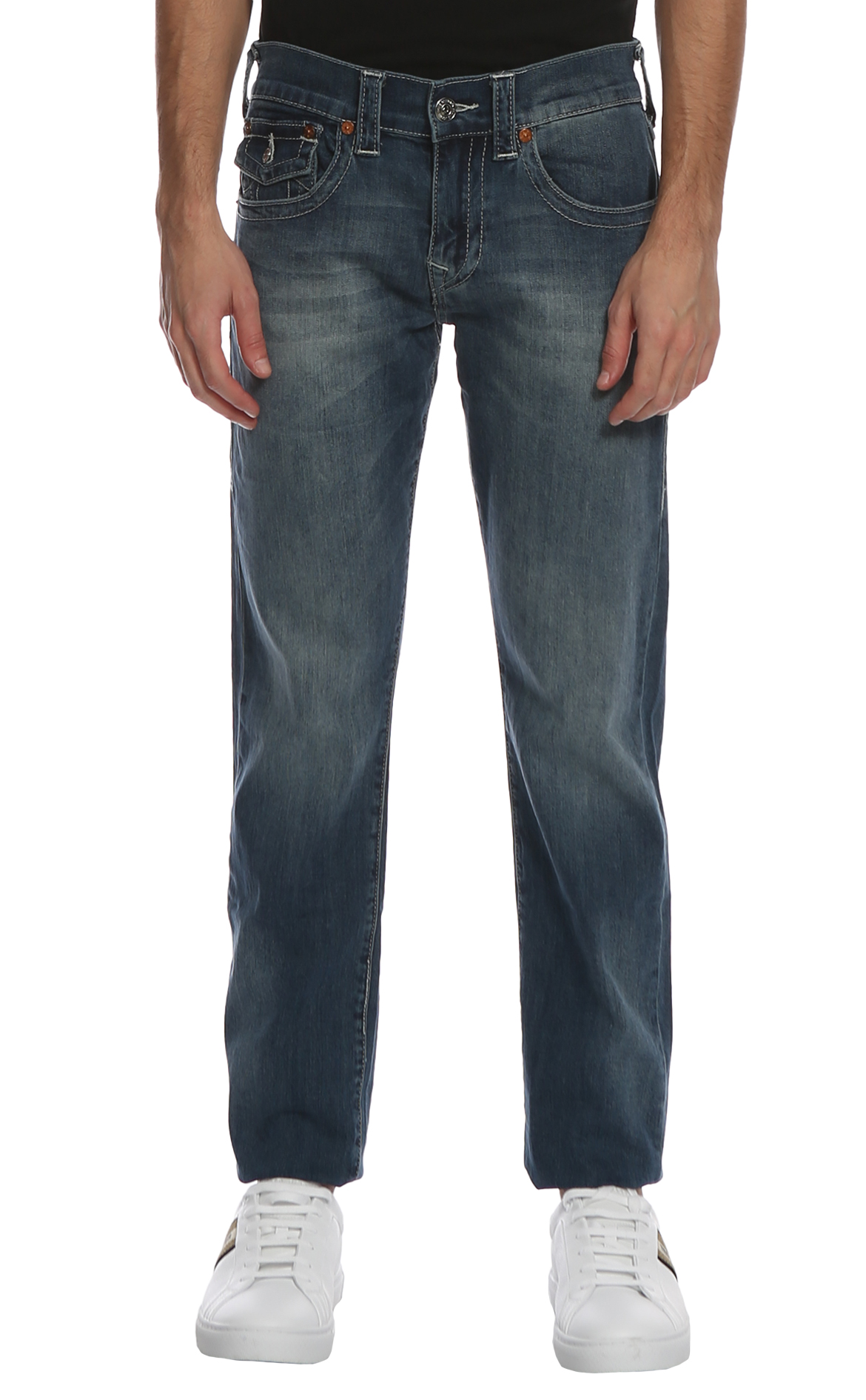 True Religion Erkek Denim Denim Pantolon TRG107070IDBD-MINERDARKWASH