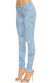Guess Baskı Desen Skinny Denim Pantolon