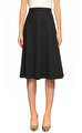 Theory Düz Desen Siyah Etek