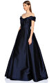 Reem Acra Lacivert Gece Elbisesi