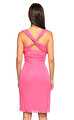 Versace Askılı Pembe Elbise