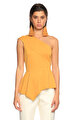 Bcbg Max Azria Tek Kol Sarı Bluz