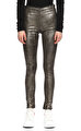 The Perfext Metal Rengi Deri Pantolon