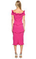 Nicole Miller Fuşya Rengi Elbise