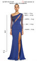 Blumarine Mavi Gece Elbisesi