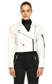 Oliver Theyskens Beyaz Deri Ceket