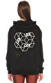 Untitled Experiment Simple Splash Black Hoodie