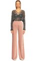 Alberta Ferretti Pembe Pantolon