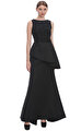 Reem Acra Siyah Gece Elbisesi