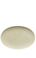 Mesh Cream Oval Servis Tabağı 34 cm
