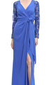 Tadashi Mavi Gece Elbisesi