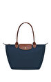 Longchamp Le Pliage Original Lacivert Omuz Çantası M