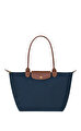 Longchamp Le Pliage Original Lacivert Omuz Çantası L