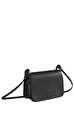 Longchamp Le Foulonne Clutch Siyah Omuz Çantası XS