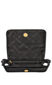 Longchamp Le Foulonne Clutch Siyah Omuz Çantası XS