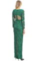 Marchesa Notte Yeşil Elbise
