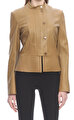 Yves Salomon Camel Deri Ceket