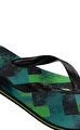 Brasil Fresh Black/Black/Leaf Green  Terlik