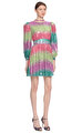 Celia B Renkli Elbise