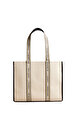 Branded Webbing Canvas Tote Çanta