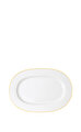 Chateau Septfontaines Beyaz Gold Oval Servis Tabağı 41 cm 