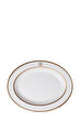 Silk Gold Oval Servis Tabağı 36 cm