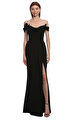 Marchesa Note Siyah Gece Elbise