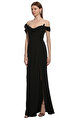Marchesa Note Siyah Gece Elbise