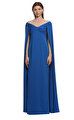 Marchesa Note Mavi Gece Elbise