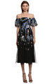 Marchesa Note Siyah  Elbise