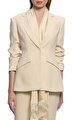 Cınq A Sept Krem Rengi Blazer Ceket