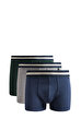 Nathaan Renkli 3'Lü Boxer Set