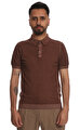 AT.P.CO Kahverengi Polo T-shirt