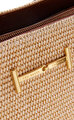 Wxb-Edanes-Raffia Zip Top Tote Bag