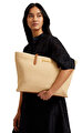 Wxb-Edanes-Raffia Zip Top Tote Bag