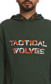 Tactical Wolves Yeşil Hoodie