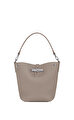 Longchamp Le Roseau Kil Gri Bucket Çanta XS