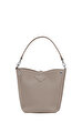 Longchamp Le Roseau Kil Gri Bucket Çanta XS