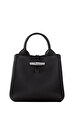 Longchamp Le Roseau Siyah El Çantası S