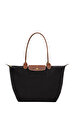 Longchamp Le Pliage Original Siyah Omuz Çantası L