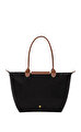 Longchamp Le Pliage Original Siyah Omuz Çantası L