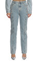 Crystal Embellished Denim Jeans Pantolon