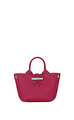Longchamp Le Roseau Fuşya El Çantası XS