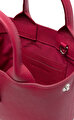 Longchamp Le Roseau Fuşya El Çantası XS