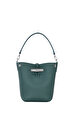 Longchamp Le Roseau Yeşil Bucket Çanta XS