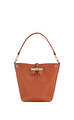 Longchamp Le Roseau Kahverengi Bucket Çanta XS