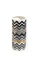 Missoni Zig Zag Siyah Gold Vazo