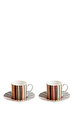 Missoni Stripes Jenkins 148, 2 Kişilik Türk Kahvesi Fincan ve Tabağı