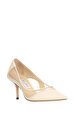 Jimmy Choo Bej Topuklu Ayakkabı